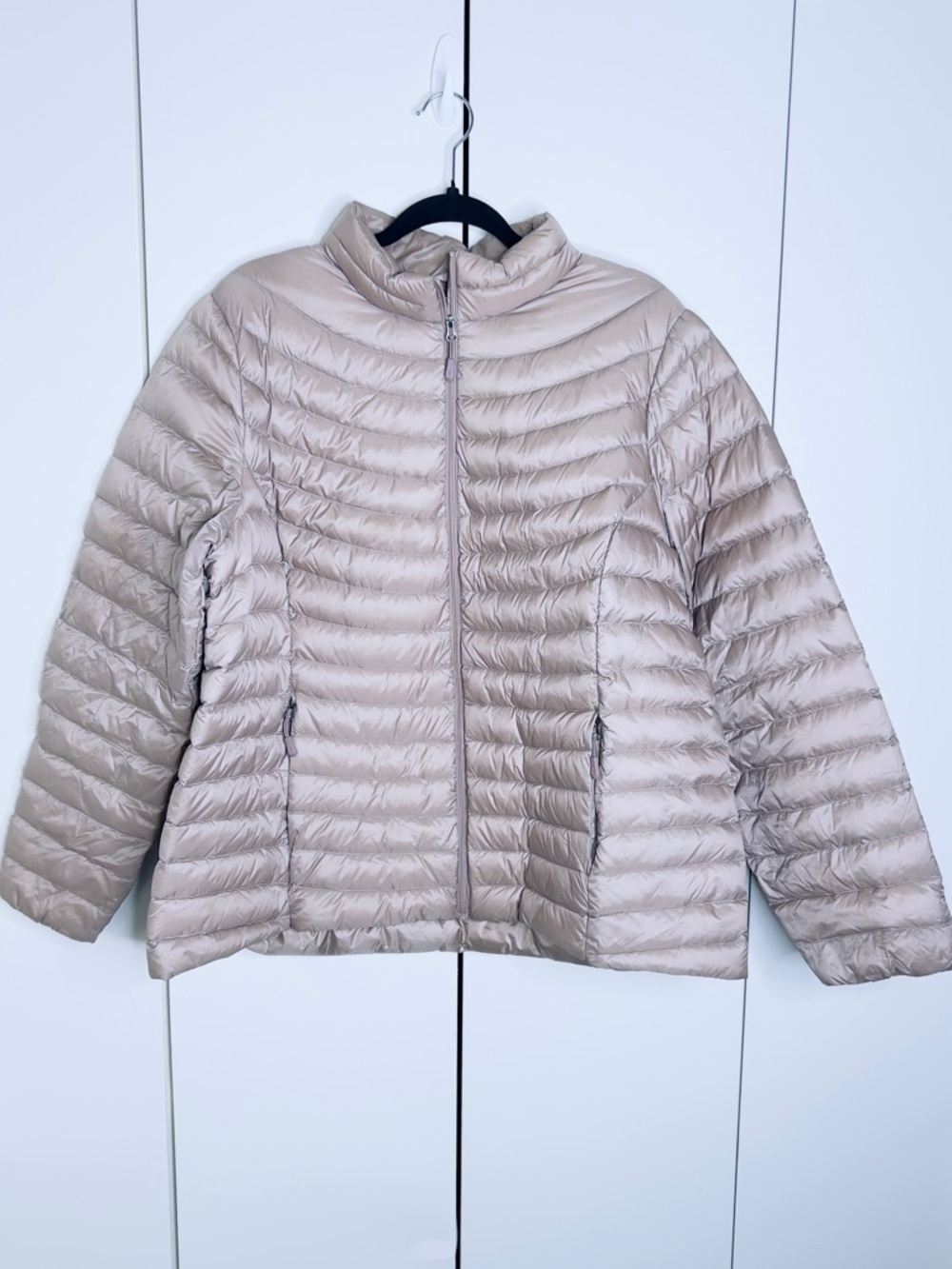 32 Degree Heat Size XXL Lightweight Pearl Beige Zip Up Front Pockets Jackets